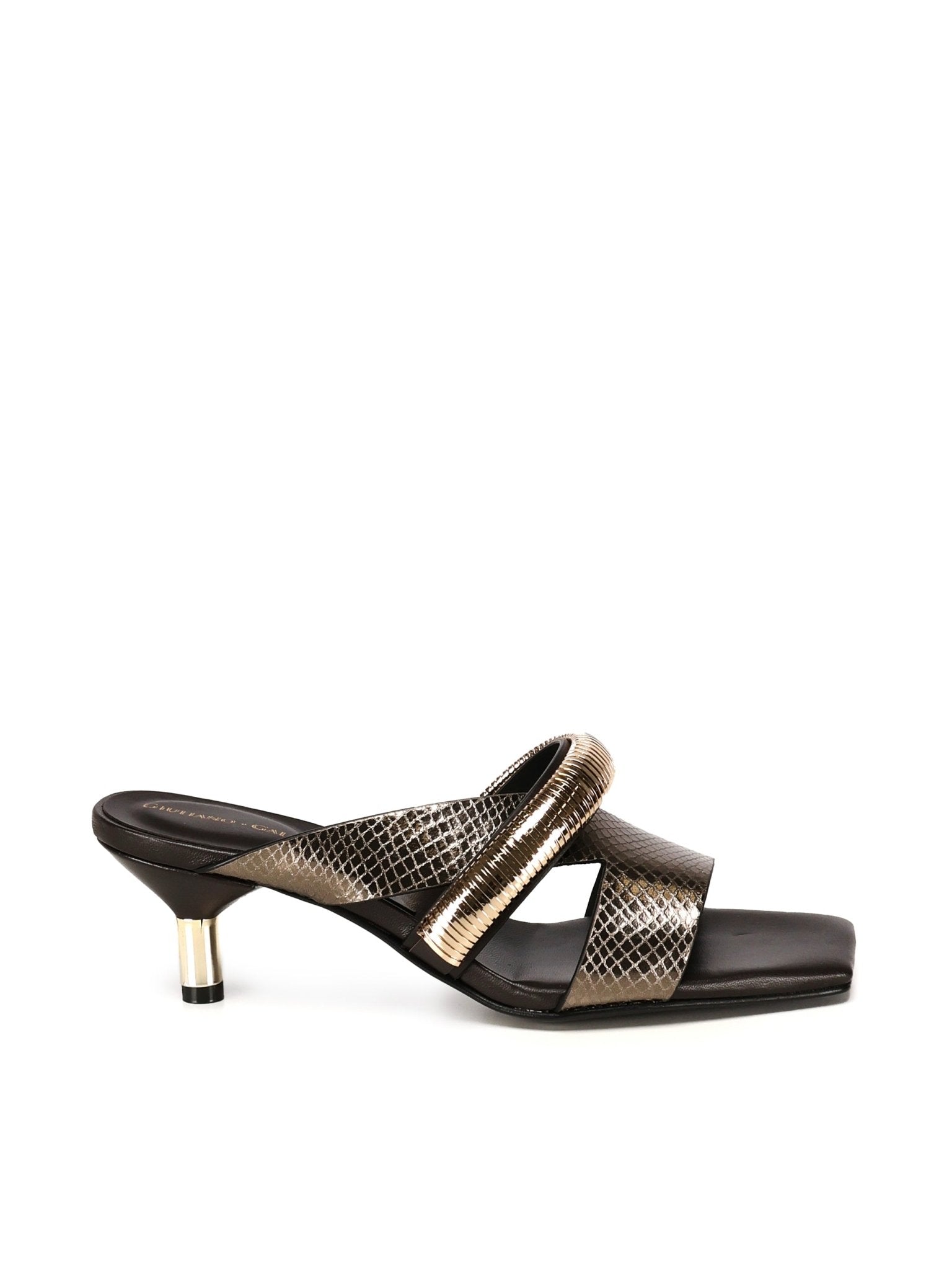 Gayalold Sandals | Black - Giuliano Galiano | Handcrafted Luxury Sneakers Made In Italy