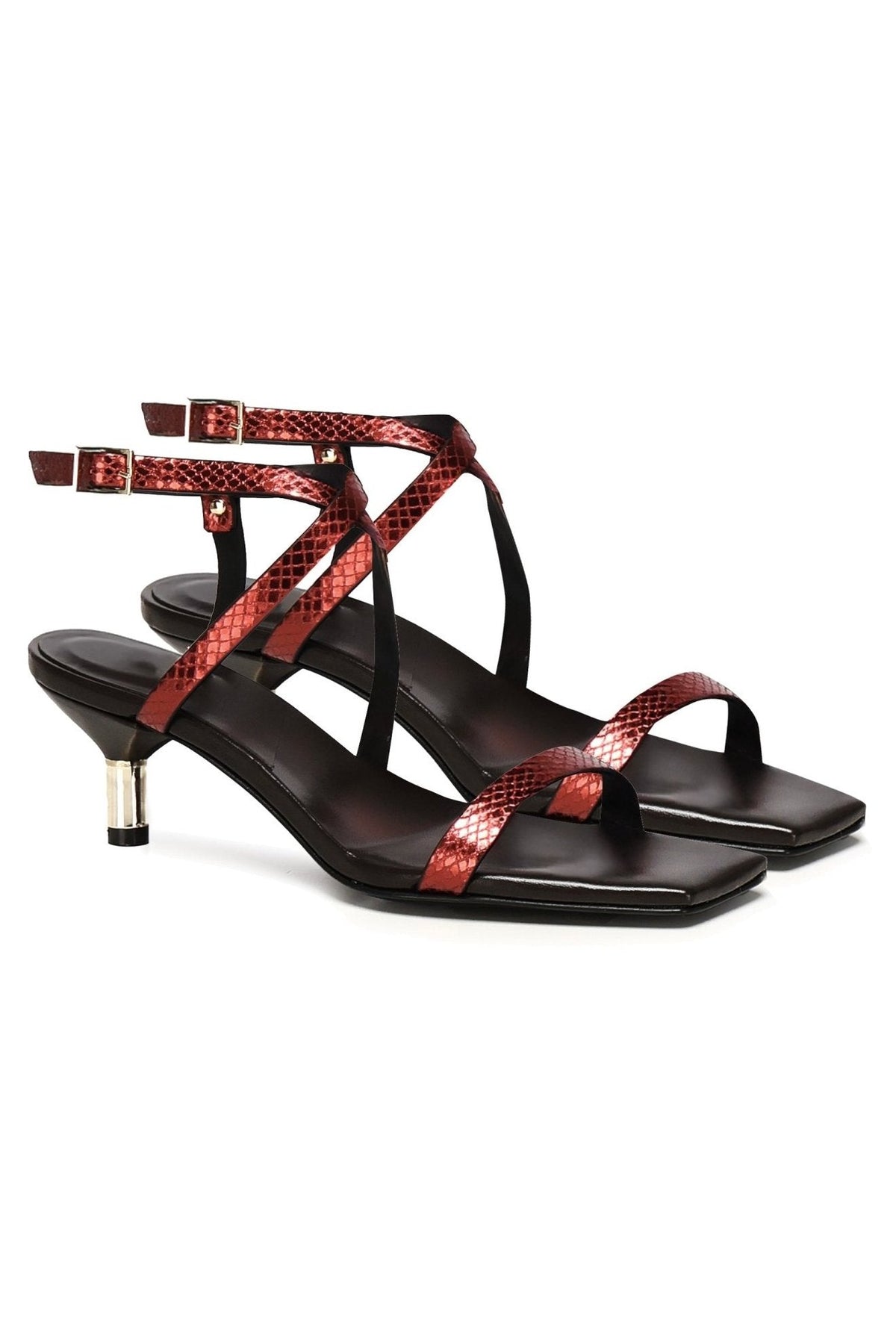 Giovy Sandals | Bordeaux - Giuliano Galiano | Handcrafted Luxury Sneakers Made In Italy