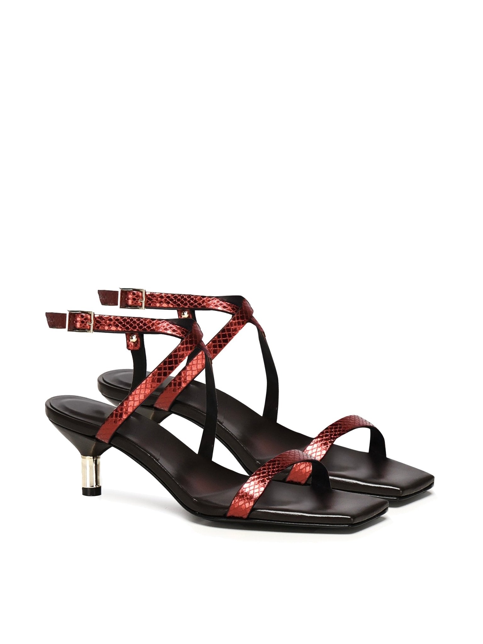 Giovy Sandals | Bordeaux - Giuliano Galiano | Handcrafted Luxury Sneakers Made In Italy