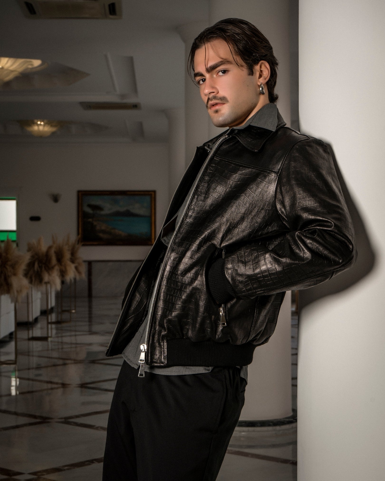 Goodfellas Jacket Croc - Giuliano Galiano | Handcrafted Luxury Sneakers Made In Italy