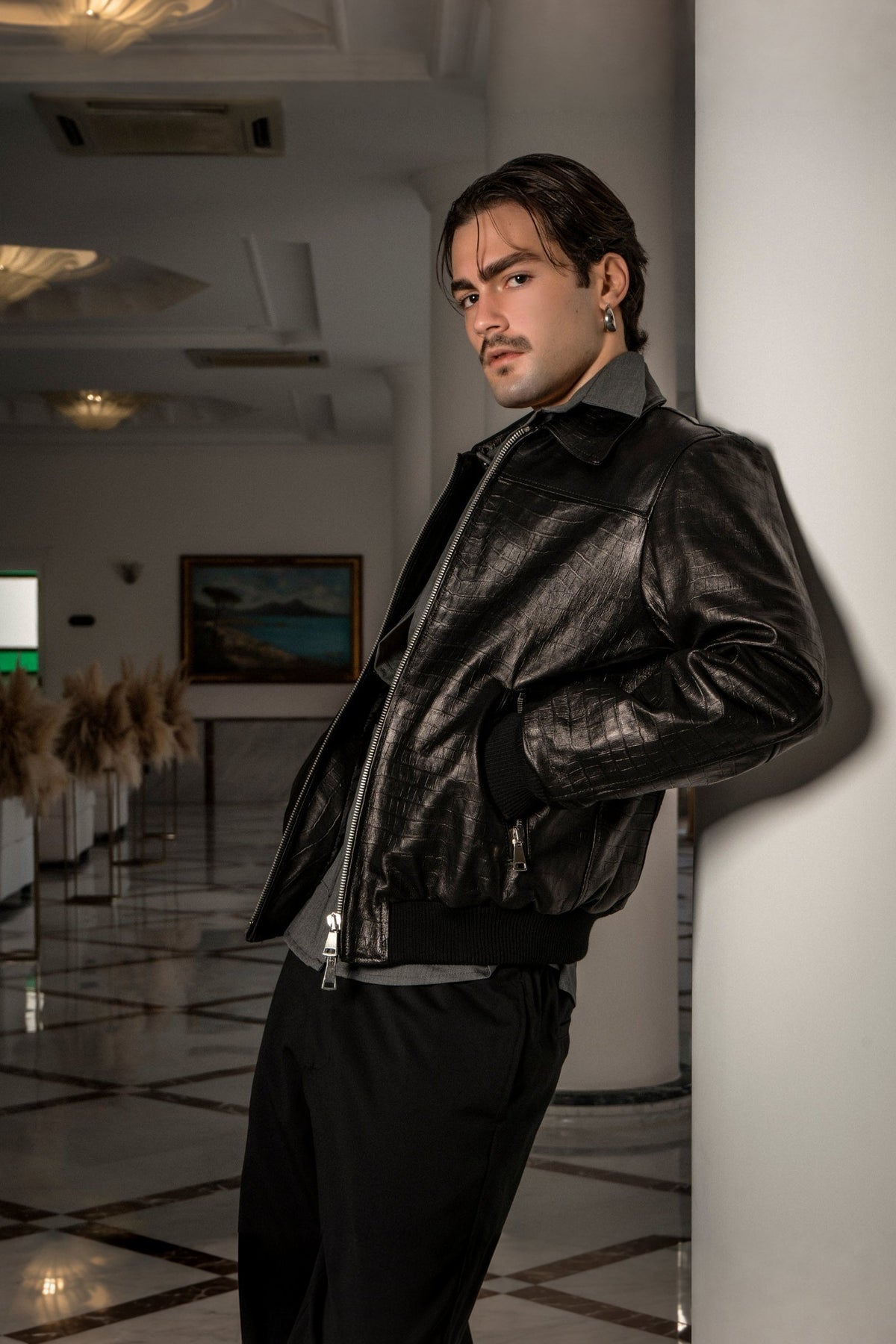 Goodfellas Jacket Croc - Giuliano Galiano | Handcrafted Luxury Sneakers Made In Italy