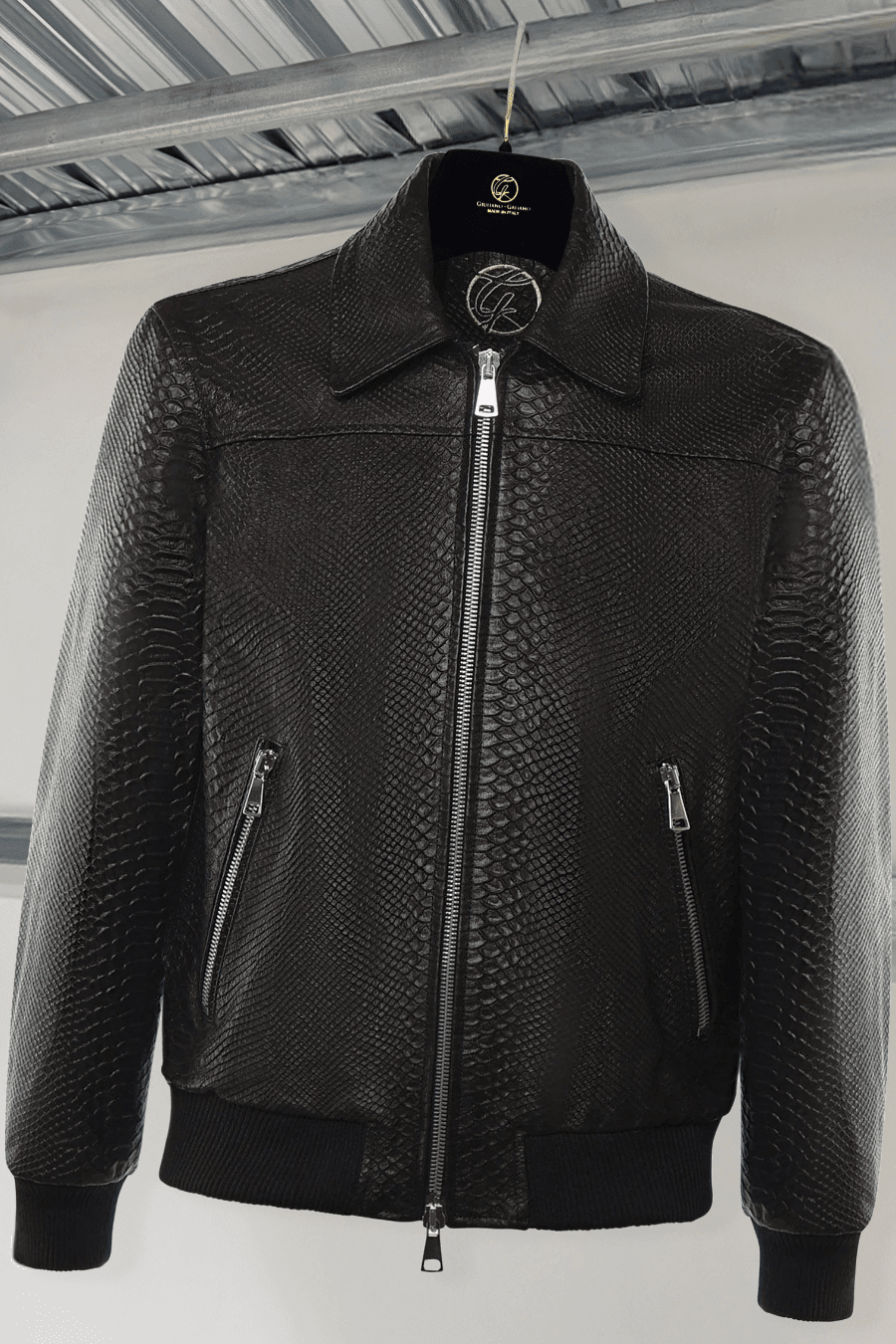 Goodfellas Jacket Python - Giuliano Galiano | Handcrafted Luxury Sneakers Made In Italy
