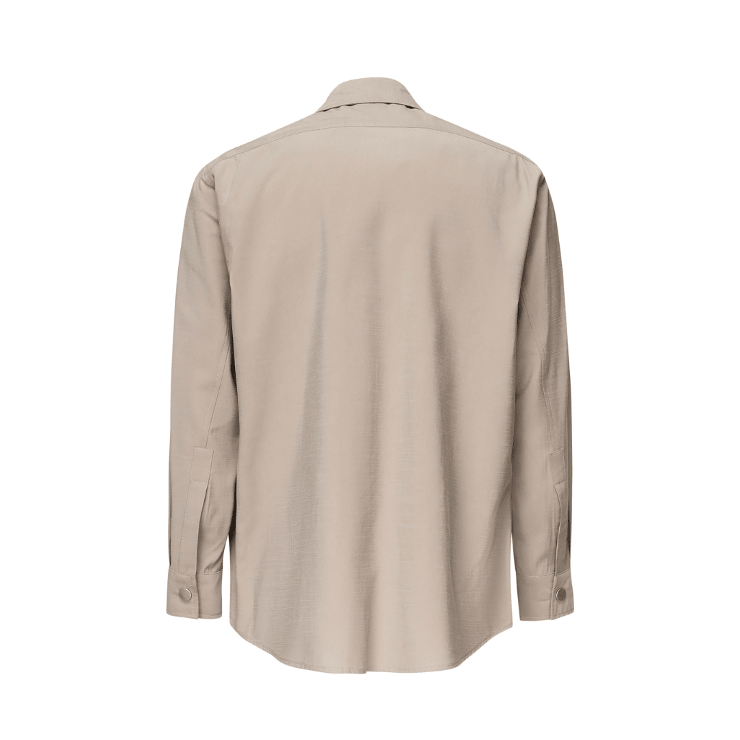 Horse Shirt | Beige - Giuliano Galiano | Handcrafted Luxury Sneakers Made In Italy