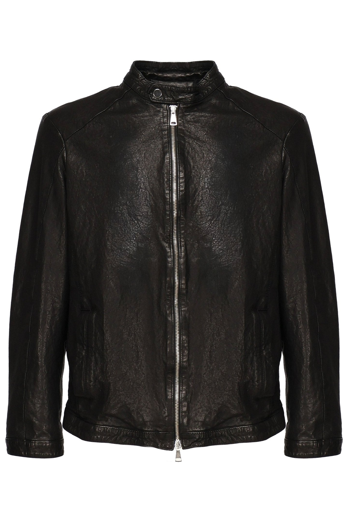 Jacket Leather Biker - Giuliano Galiano | Handcrafted Luxury Sneakers Made In Italy