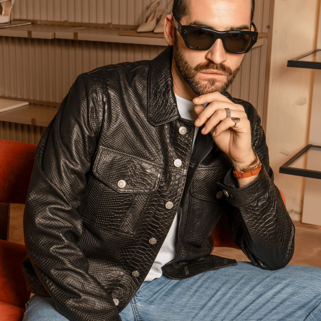 Jacket Python - Giuliano Galiano | Handcrafted Luxury Sneakers Made In Italy