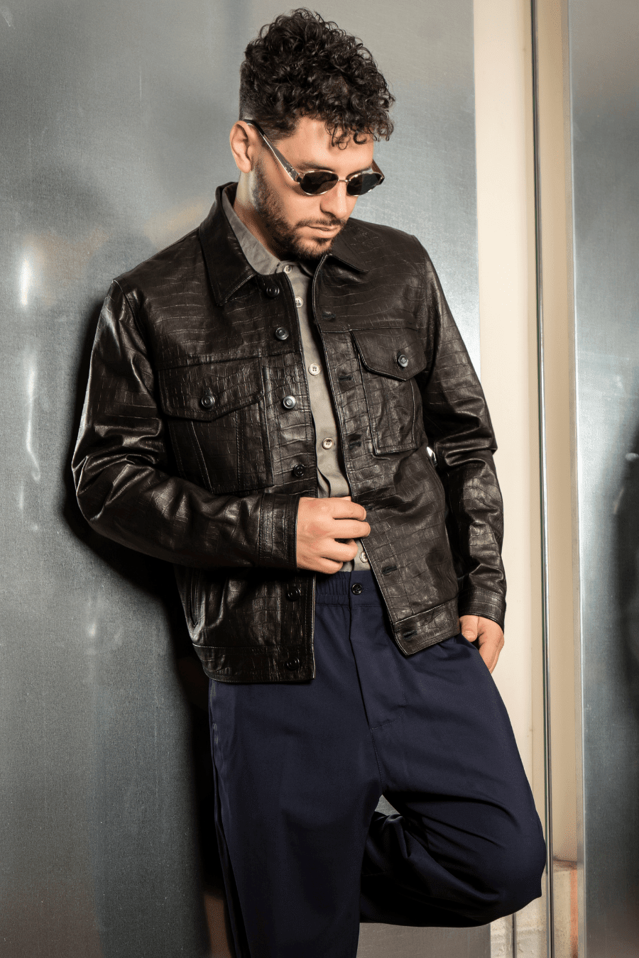 Julius Caesar Jacket | Croc - Giuliano Galiano | Handcrafted Luxury Sneakers Made In Italy
