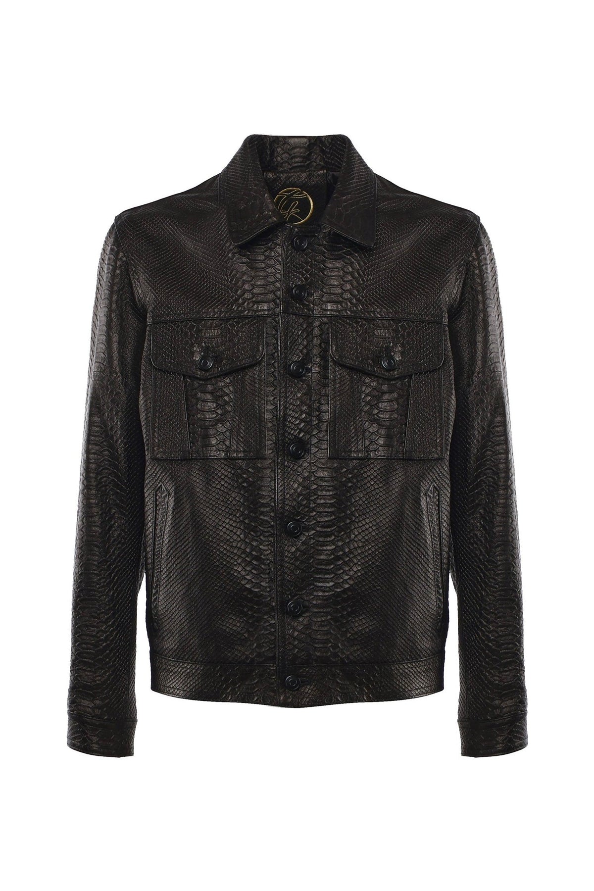 Julius Caesar leather jacket - Giuliano Galiano | Handcrafted Luxury Sneakers Made In Italy