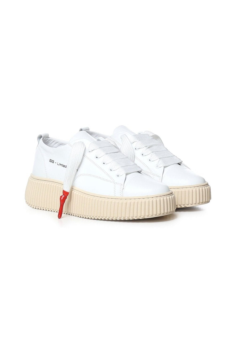 JUMBO | WHITE - Giuliano Galiano | Handcrafted Luxury Sneakers Made In Italy