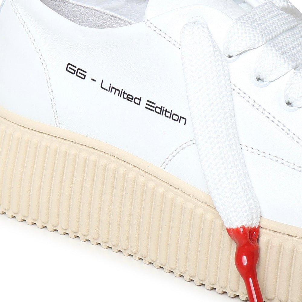 JUMBO | WHITE - Giuliano Galiano | Handcrafted Luxury Sneakers Made In Italy