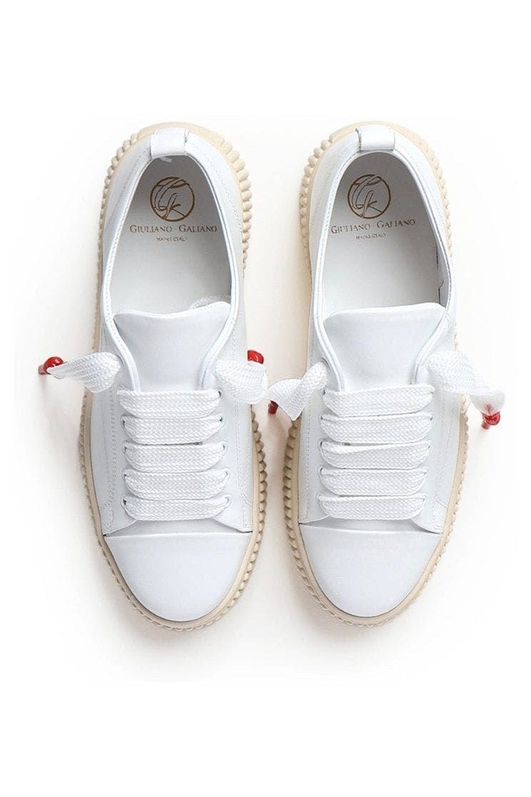 JUMBO | WHITE - Giuliano Galiano | Handcrafted Luxury Sneakers Made In Italy