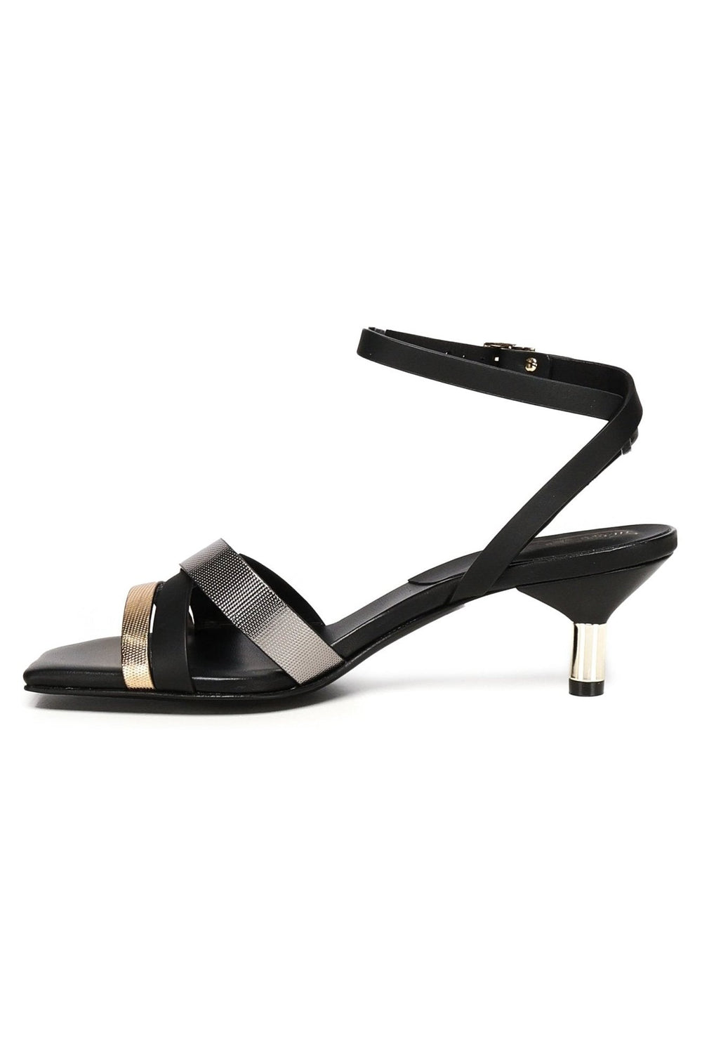 Lauren Sandals | Black - Giuliano Galiano | Handcrafted Luxury Sneakers Made In Italy