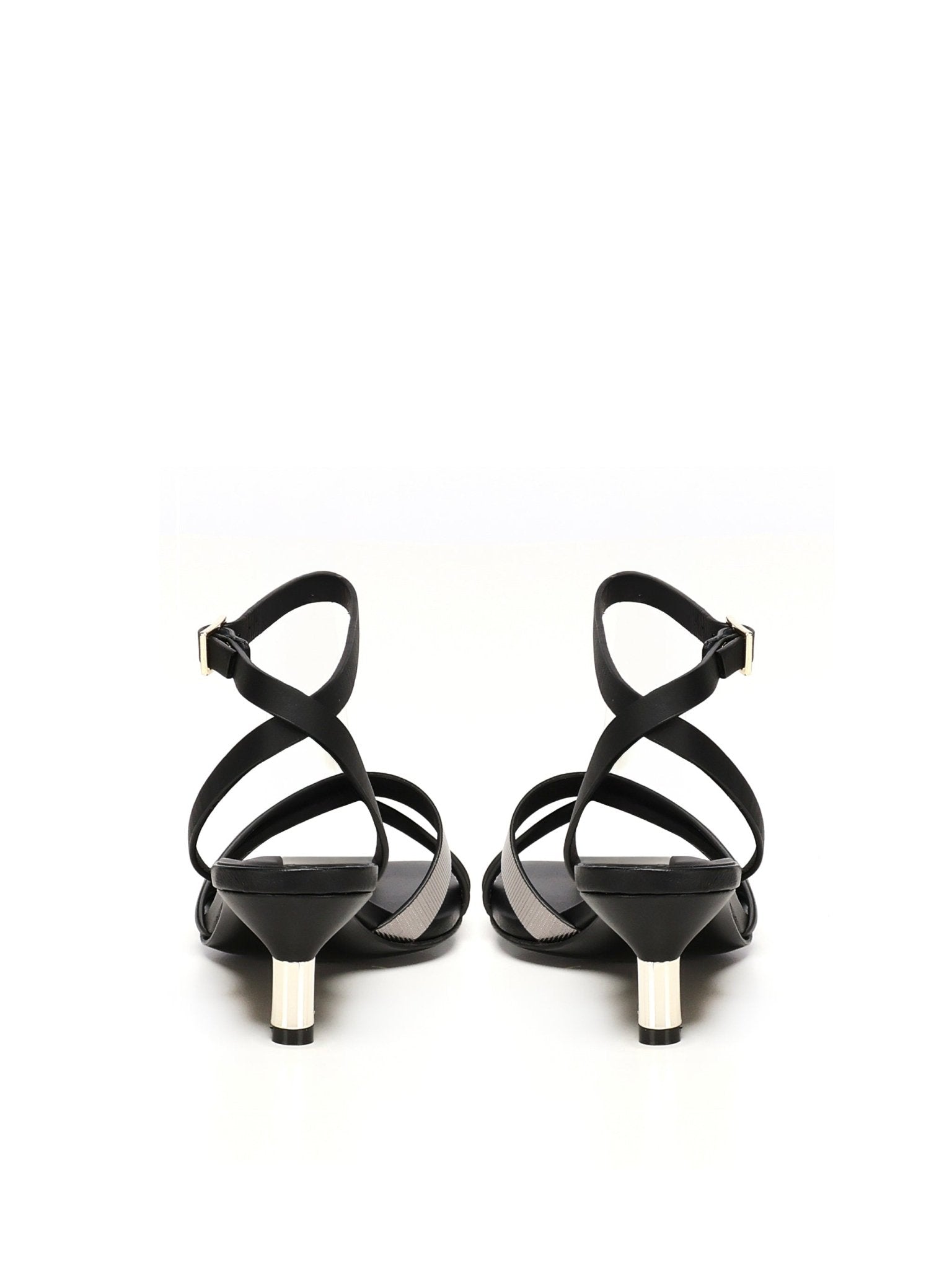 Lauren Sandals | Black - Giuliano Galiano | Handcrafted Luxury Sneakers Made In Italy