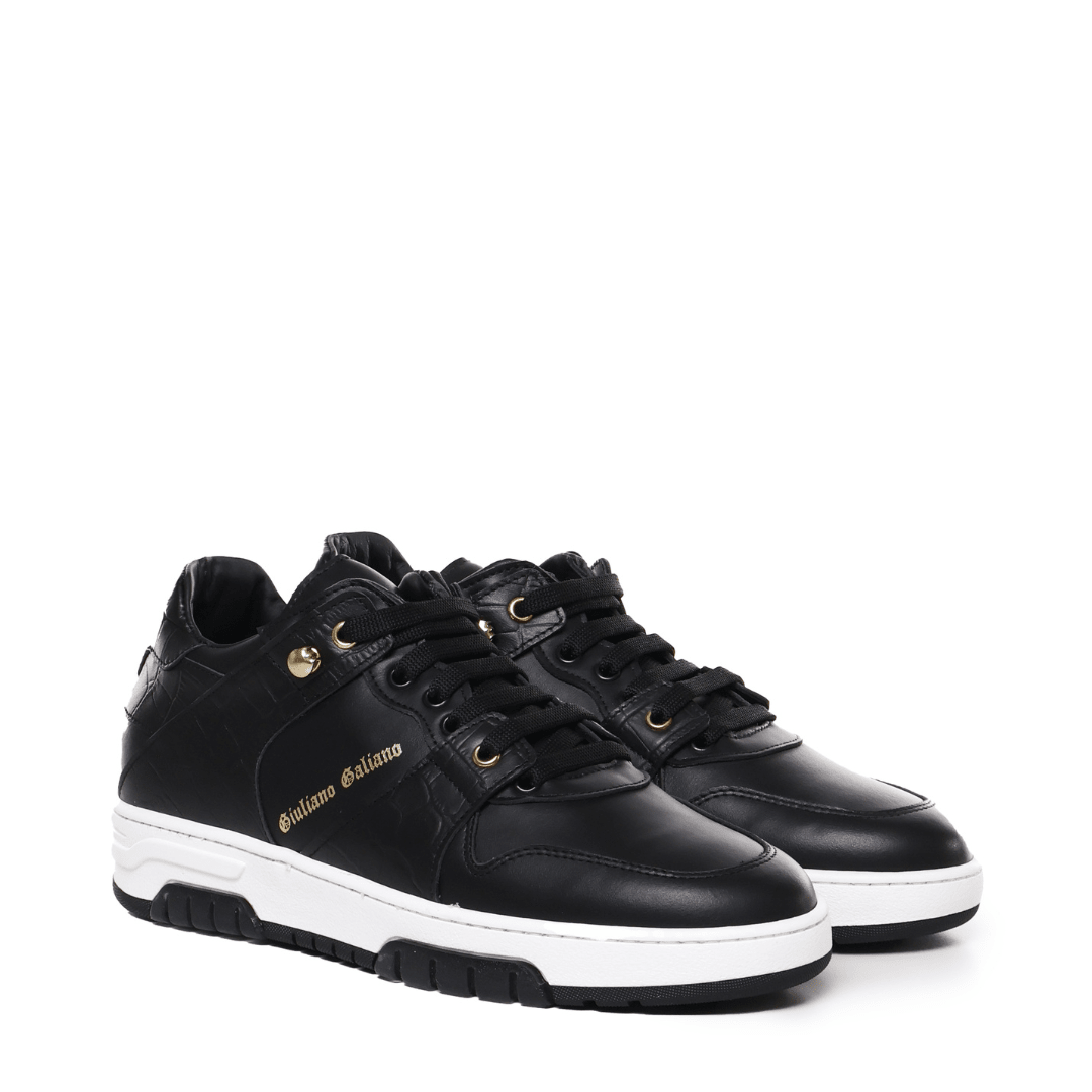 Legend Low | Black - Giuliano Galiano | Handcrafted Luxury Sneakers Made In Italy