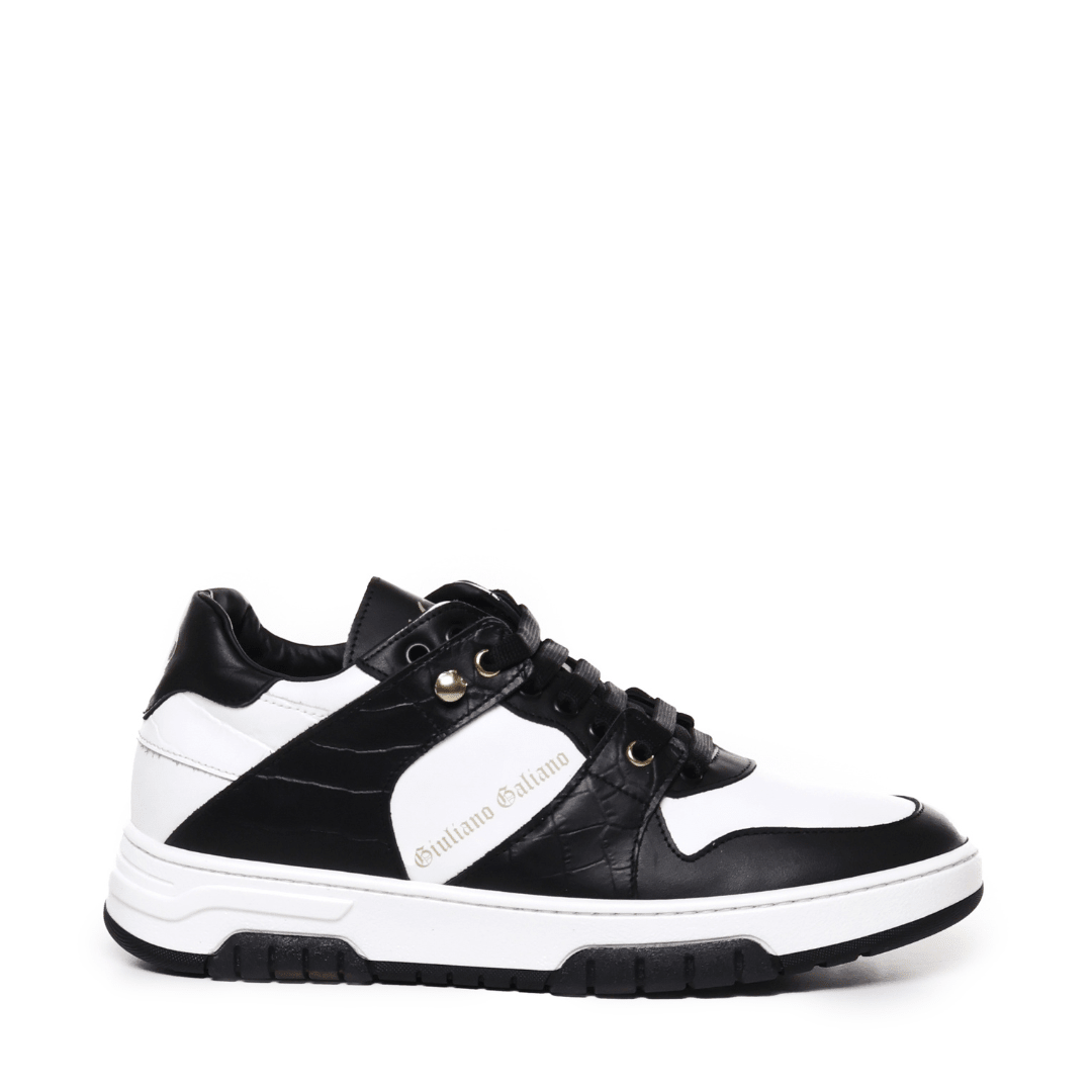 Legend Low | Black & White - Giuliano Galiano | Handcrafted Luxury Sneakers Made In Italy