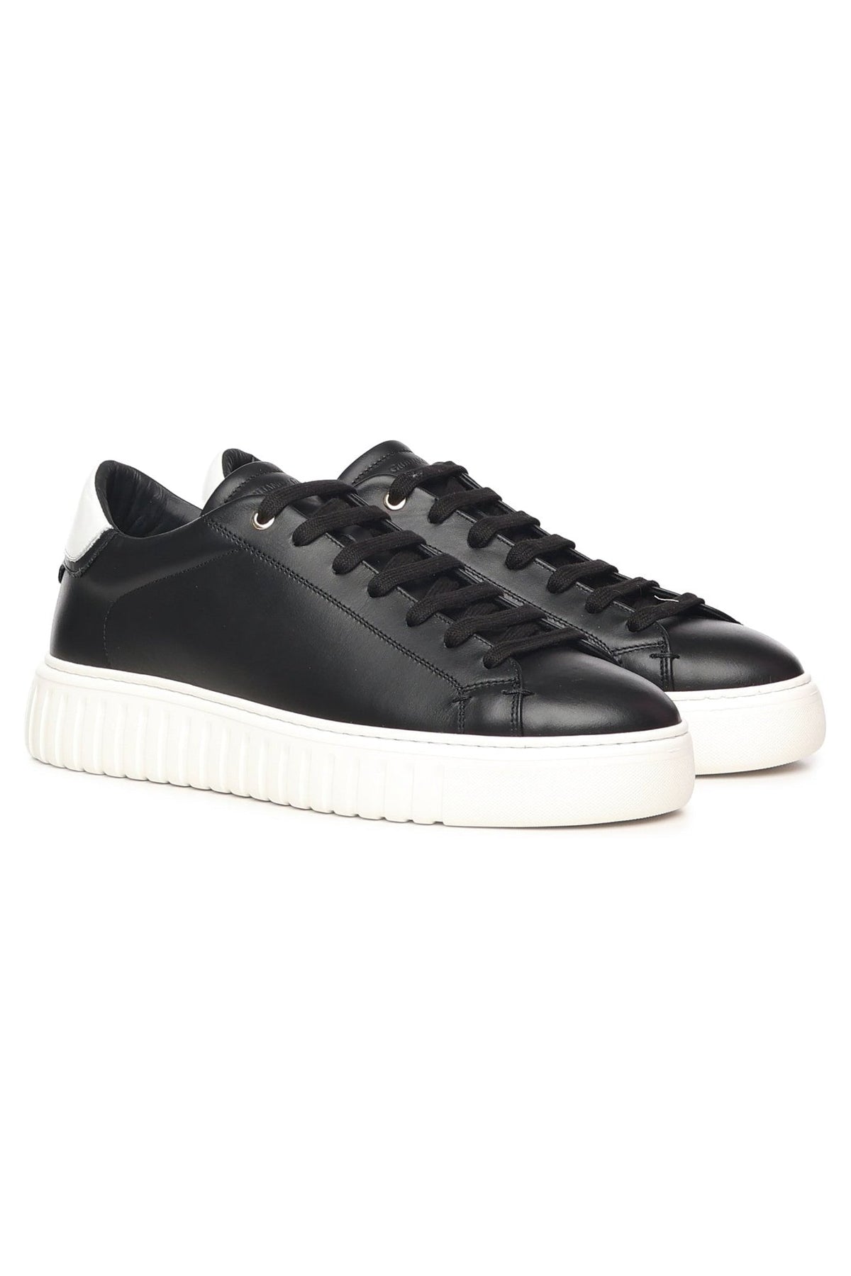 Mars | Black/White - Giuliano Galiano | Handcrafted Luxury Sneakers Made In Italy