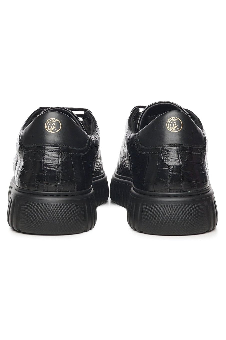 Mars | Crock leather | Black - Giuliano Galiano | Handcrafted Luxury Sneakers Made In Italy