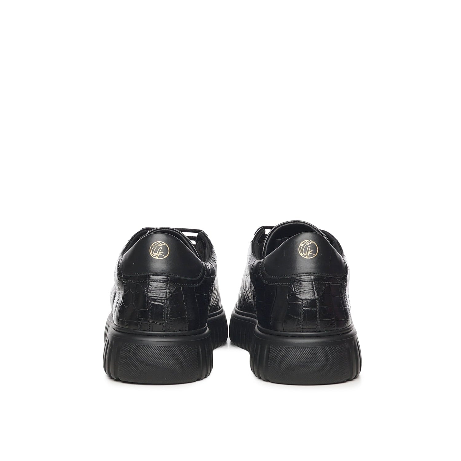 Mars | Crock leather | Black - Giuliano Galiano | Handcrafted Luxury Sneakers Made In Italy