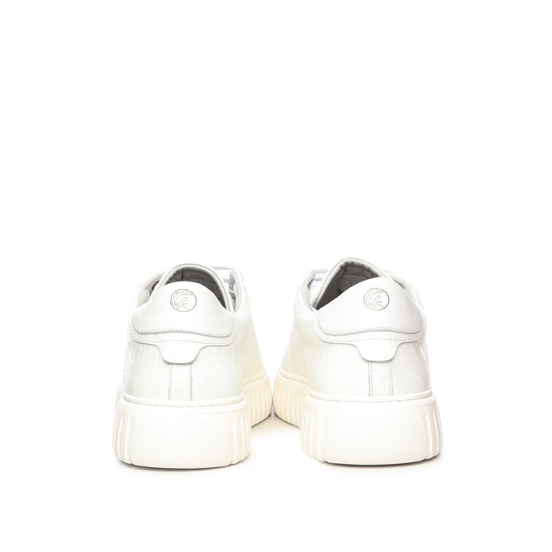 Mars | Crock Leather | White - Giuliano Galiano | Handcrafted Luxury Sneakers Made In Italy