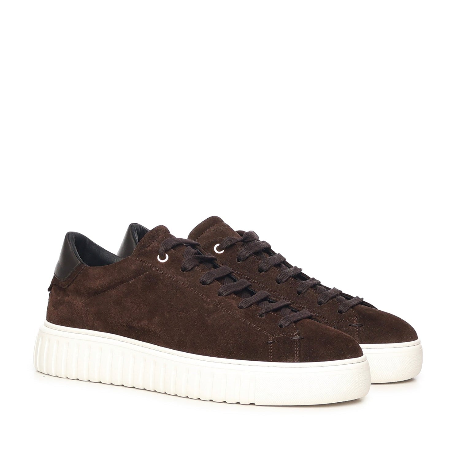 Mars | Suede | Dark Brown - Giuliano Galiano | Handcrafted Luxury Sneakers Made In Italy