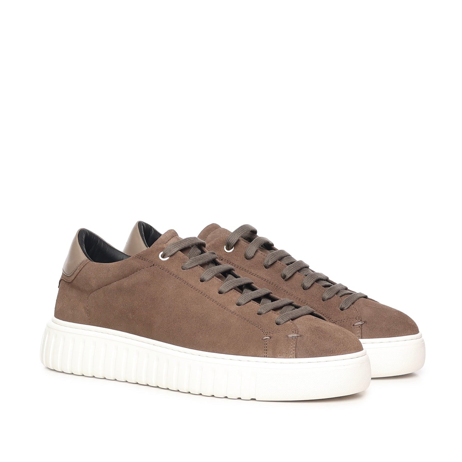 Mars | Suede | Taupe - Giuliano Galiano | Handcrafted Luxury Sneakers Made In Italy