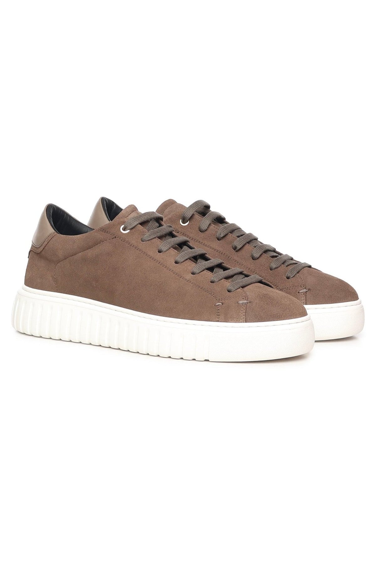 Mars | Suede | Taupe - Giuliano Galiano | Handcrafted Luxury Sneakers Made In Italy