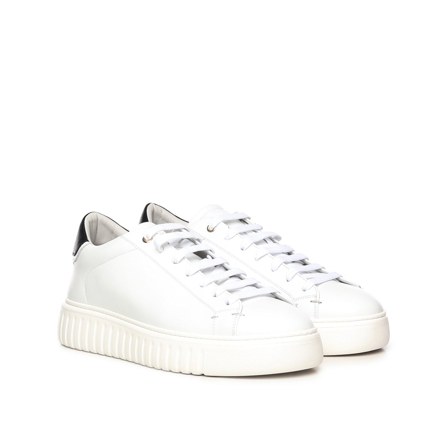 Mars | White/Black - Giuliano Galiano | Handcrafted Luxury Sneakers Made In Italy