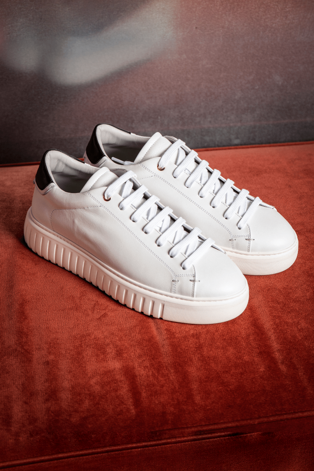 Mars | White/Black - Giuliano Galiano | Handcrafted Luxury Sneakers Made In Italy