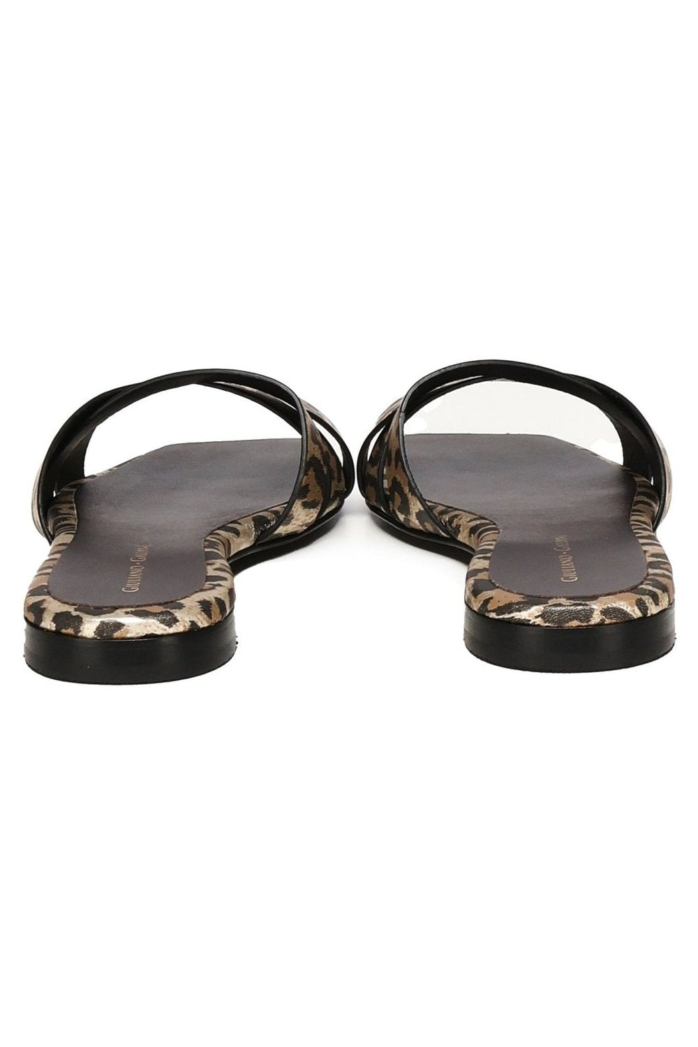 Miryam Flat Sandals | Leopard - Giuliano Galiano | Handcrafted Luxury Sneakers Made In Italy