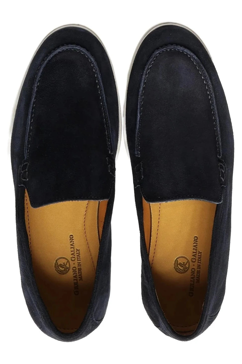 Mocassins | Blue | Luxe Suede - Giuliano Galiano | Handcrafted Luxury Sneakers Made In Italy