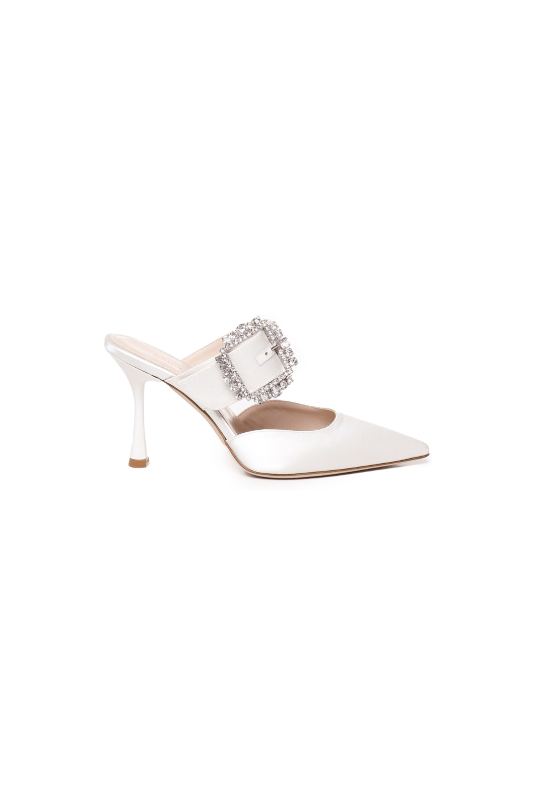 Mules Alena | White - Giuliano Galiano | Handcrafted Luxury Sneakers Made In Italy