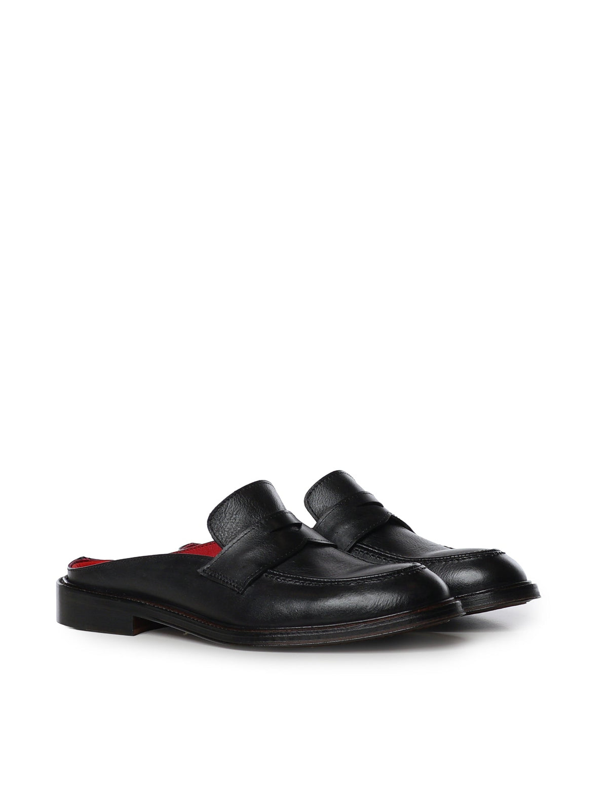 Mules Ellis | Black - Giuliano Galiano | Handcrafted Luxury Sneakers Made In Italy