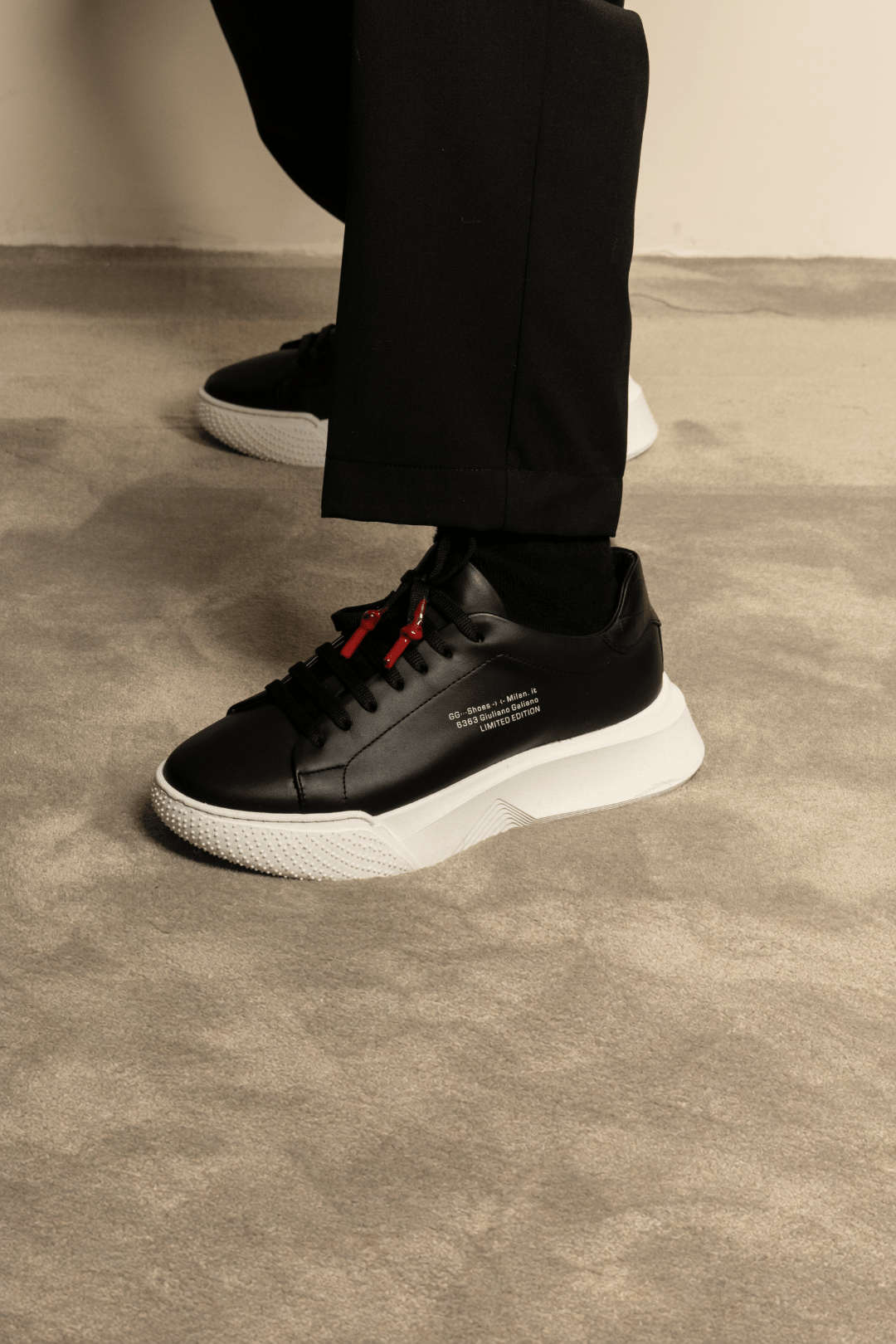 Nemesis Black | Limited for Jason Derulo 6363 - Giuliano Galiano | Handcrafted Luxury Sneakers Made In Italy