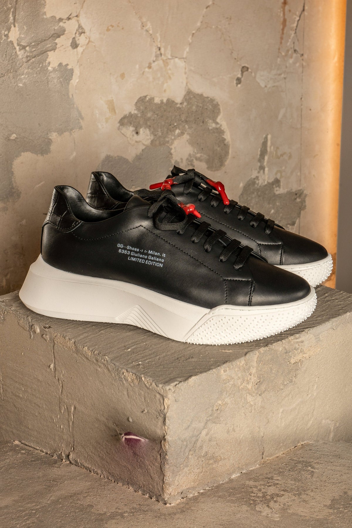 Nemesis Black | Limited for Jason Derulo 6363 - Giuliano Galiano | Handcrafted Luxury Sneakers Made In Italy