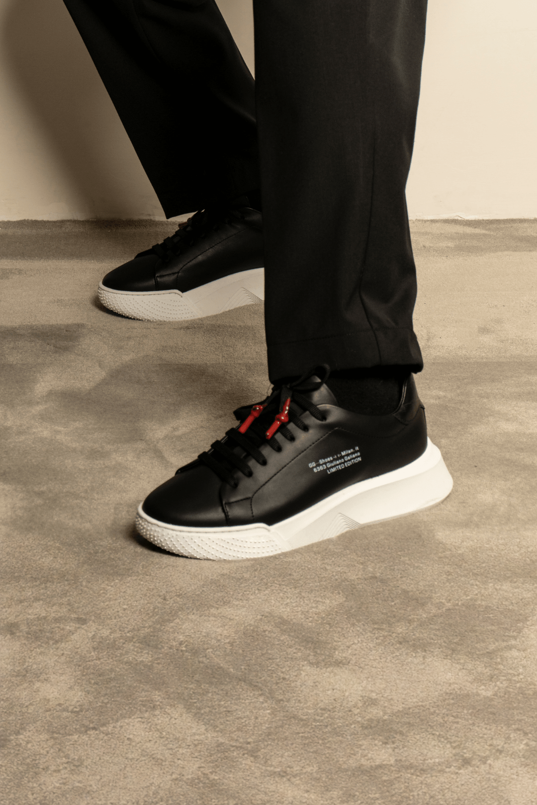 Nemesis Black | Limited for Jason Derulo 6363 - Giuliano Galiano | Handcrafted Luxury Sneakers Made In Italy