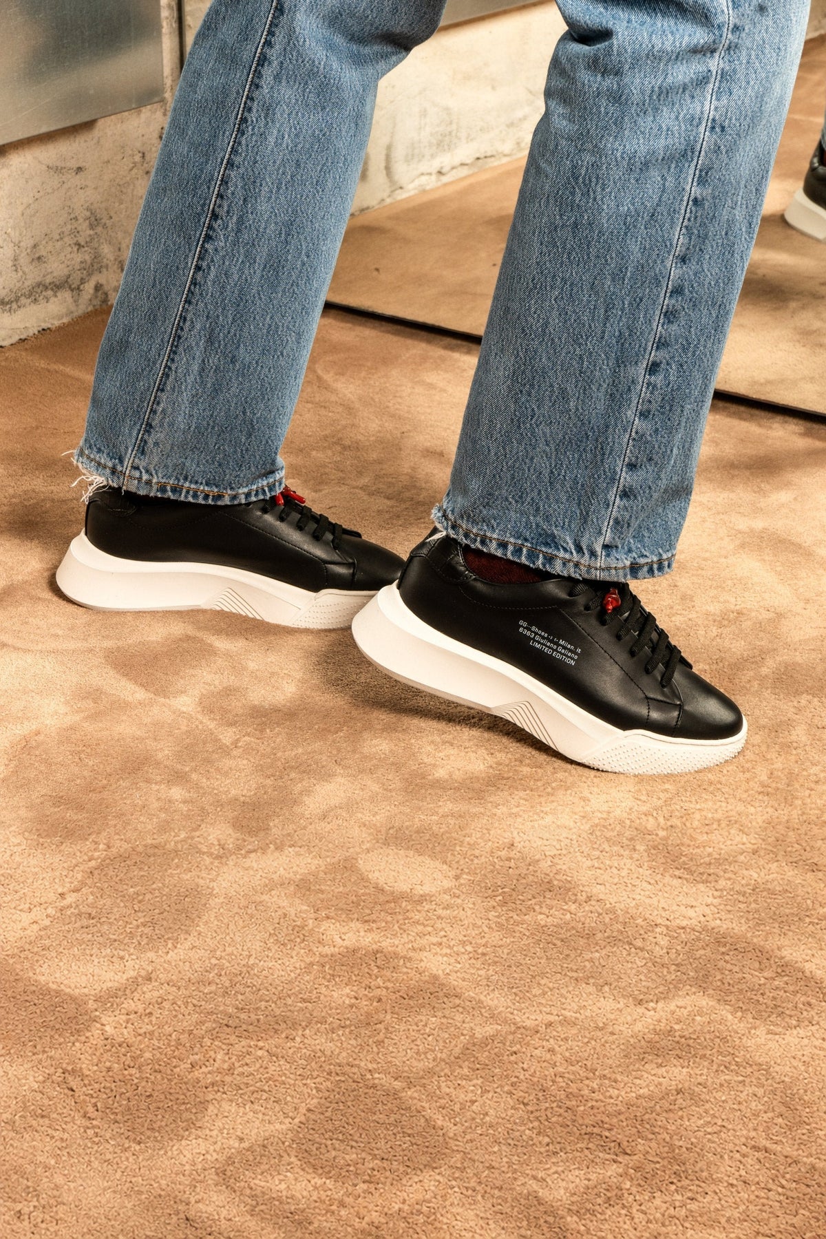 Nemesis Black | Limited for Jason Derulo 6363 - Giuliano Galiano | Handcrafted Luxury Sneakers Made In Italy
