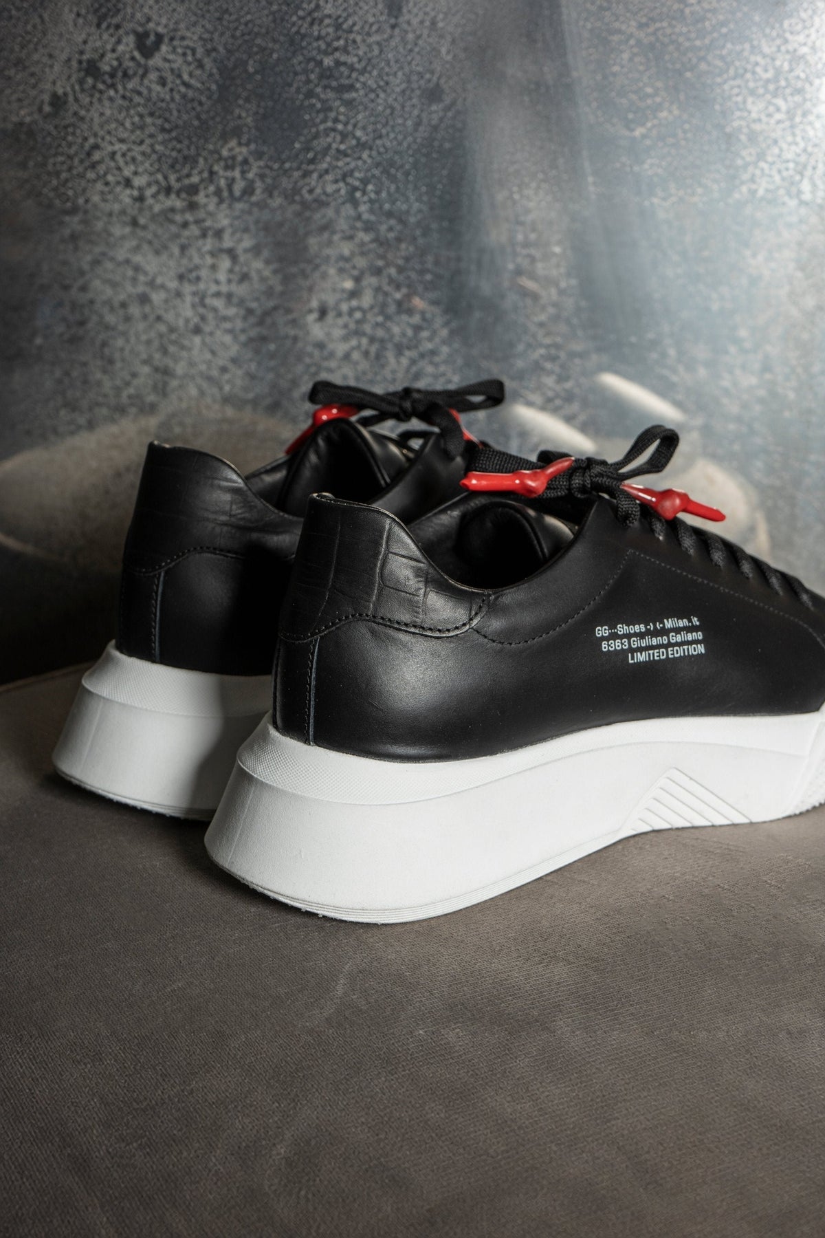 Nemesis Black | Limited for Jason Derulo 6363 - Giuliano Galiano | Handcrafted Luxury Sneakers Made In Italy
