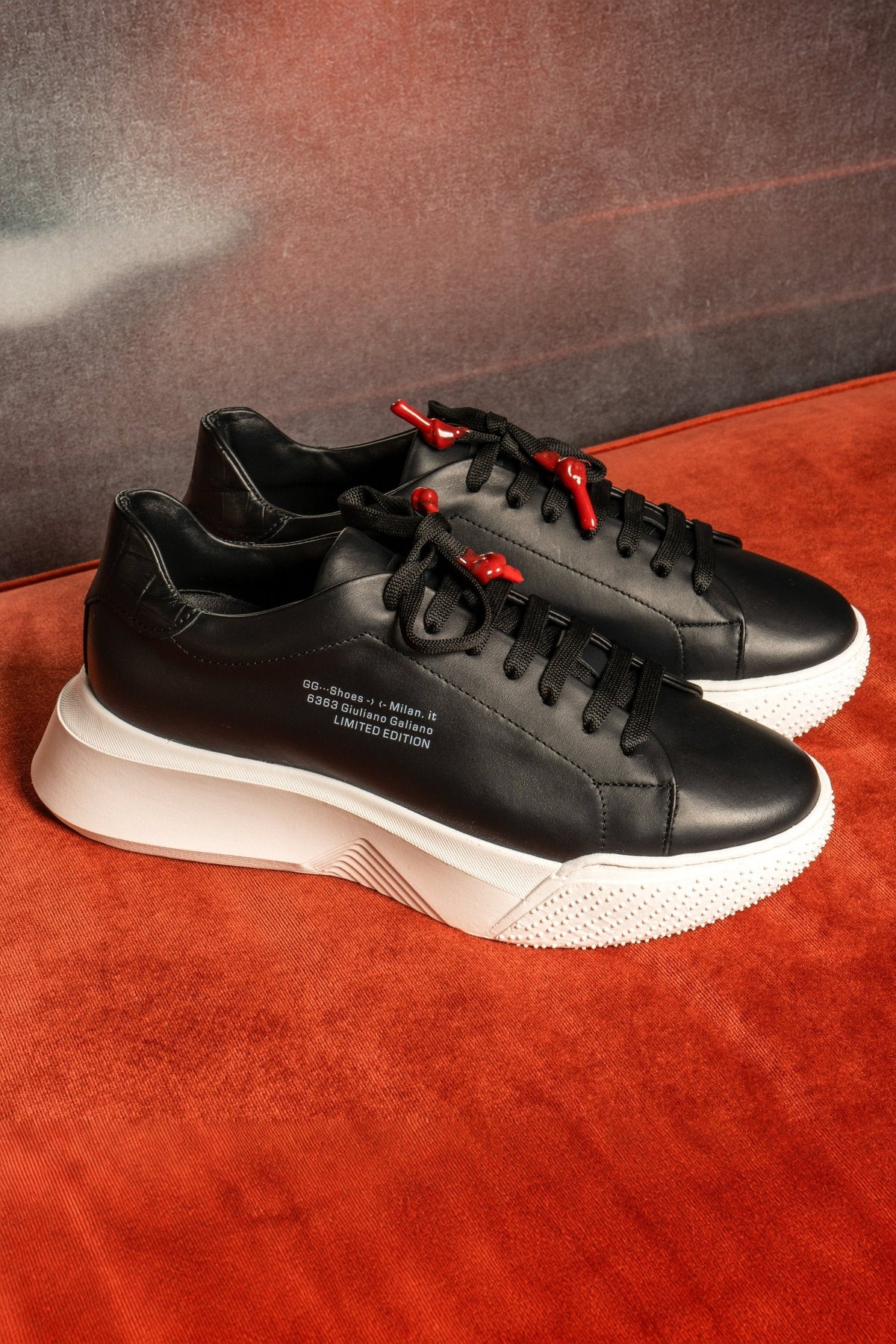 Nemesis Black | Limited for Jason Derulo 6363 - Giuliano Galiano | Handcrafted Luxury Sneakers Made In Italy