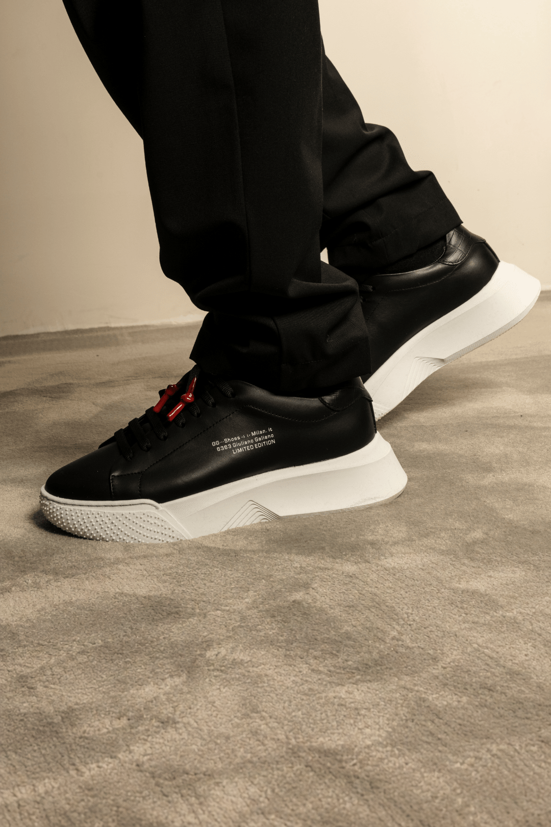 Nemesis Black | Limited for Jason Derulo 6363 - Giuliano Galiano | Handcrafted Luxury Sneakers Made In Italy