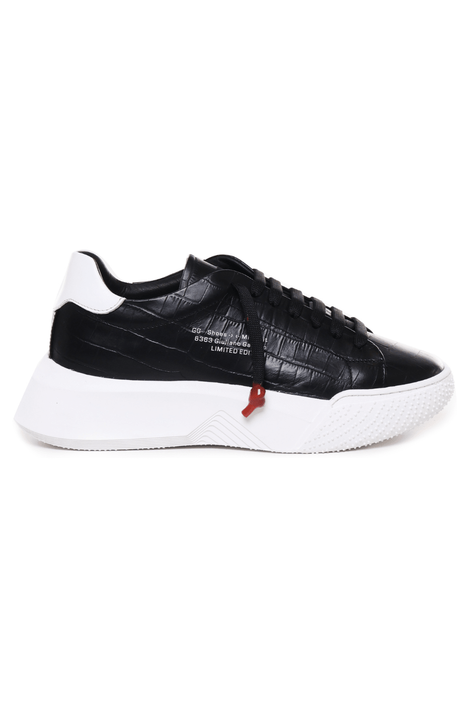 Nemesis | Croc Black - Giuliano Galiano | Handcrafted Luxury Sneakers Made In Italy