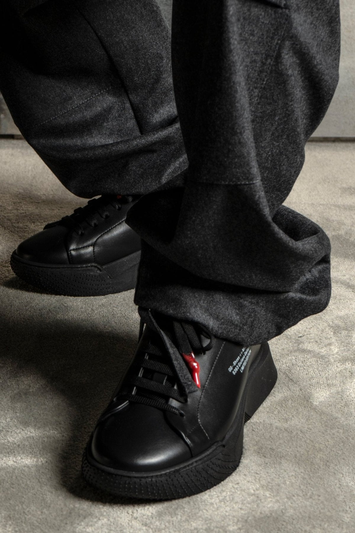Nemesis Total Black - Giuliano Galiano | Handcrafted Luxury Sneakers Made In Italy