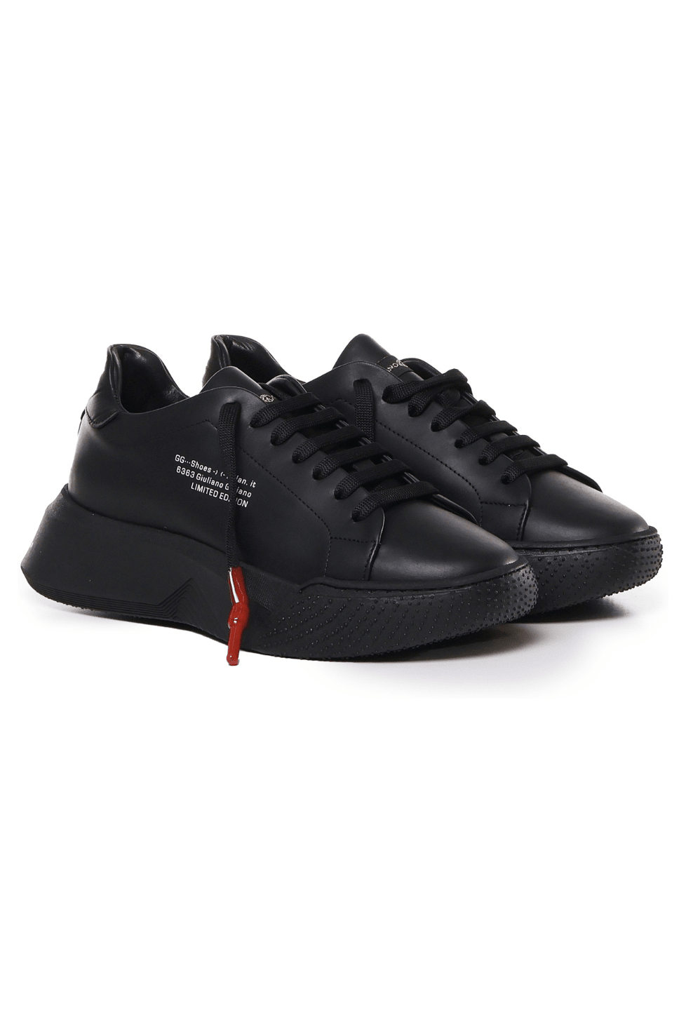 Nemesis Total Black - Giuliano Galiano | Handcrafted Luxury Sneakers Made In Italy