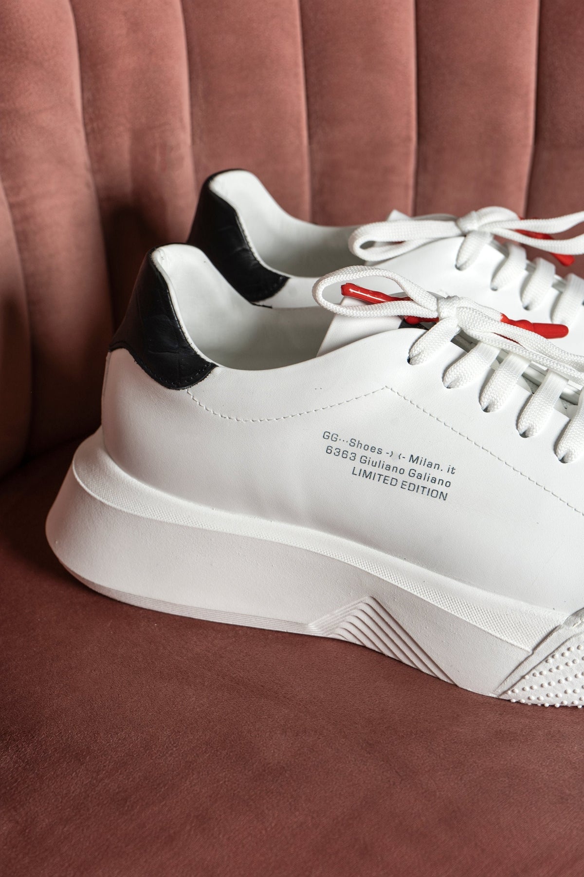 Nemesis White | Black - Giuliano Galiano | Handcrafted Luxury Sneakers Made In Italy