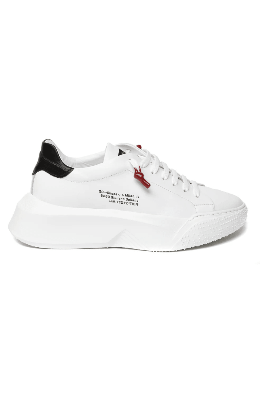 Nemesis White | Black - Giuliano Galiano | Handcrafted Luxury Sneakers Made In Italy