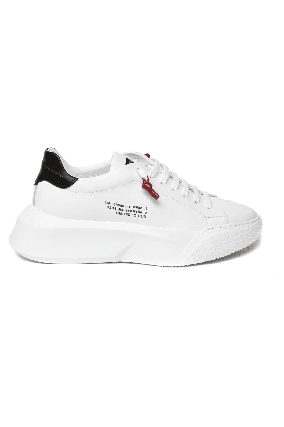 Nemesis White | Black - Giuliano Galiano | Handcrafted Luxury Sneakers Made In Italy