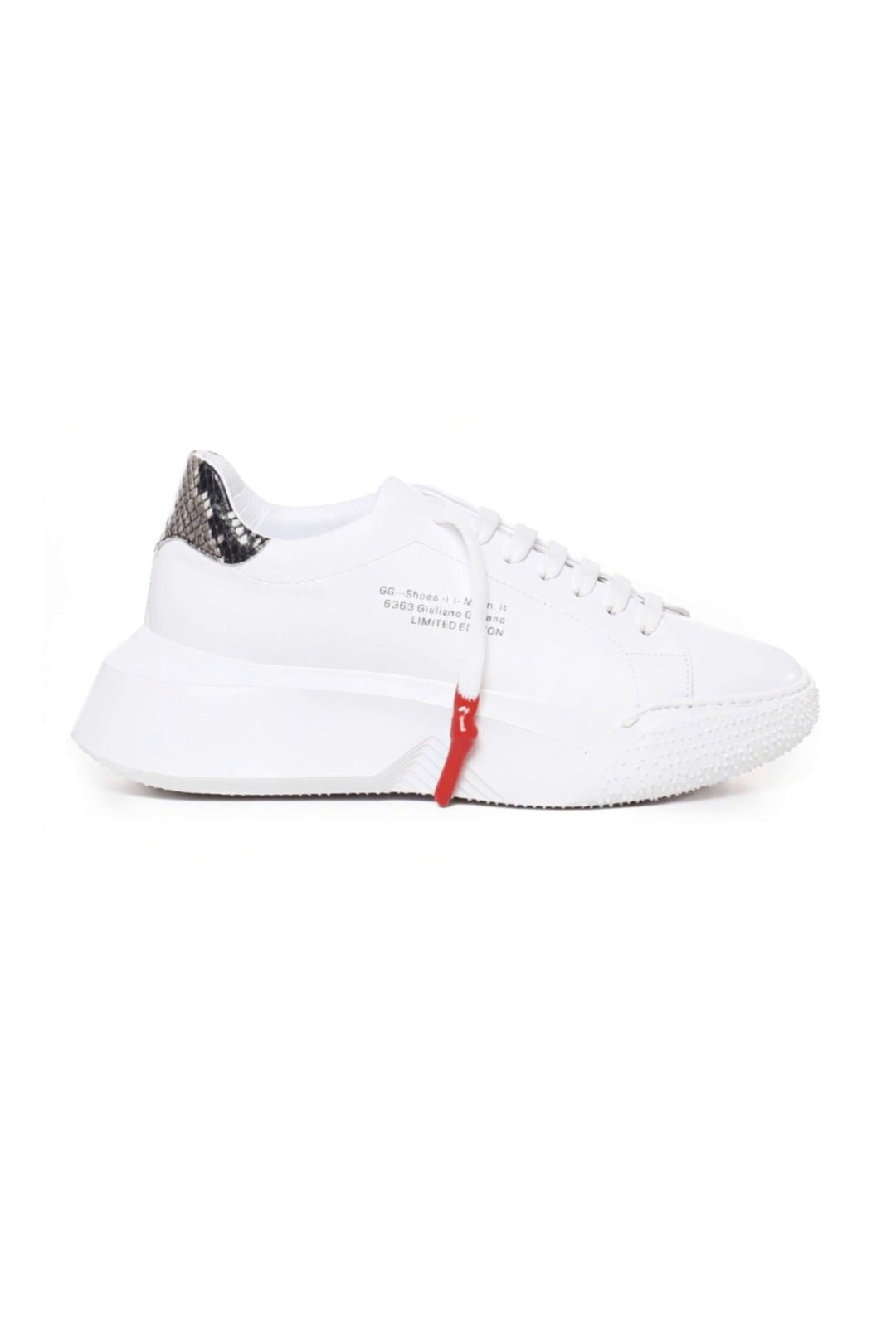 Nemesis White | Grey - Giuliano Galiano | Handcrafted Luxury Sneakers Made In Italy