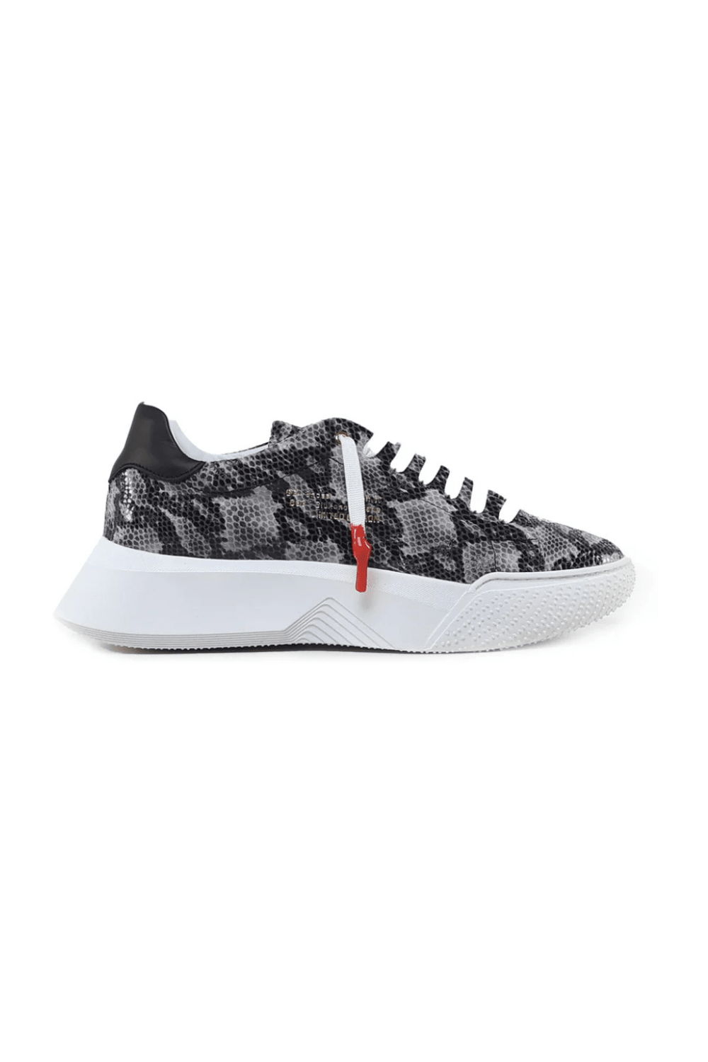 Nemesis White Grey Python LIMITED 1/100 - Giuliano Galiano | Handcrafted Luxury Sneakers Made In Italy