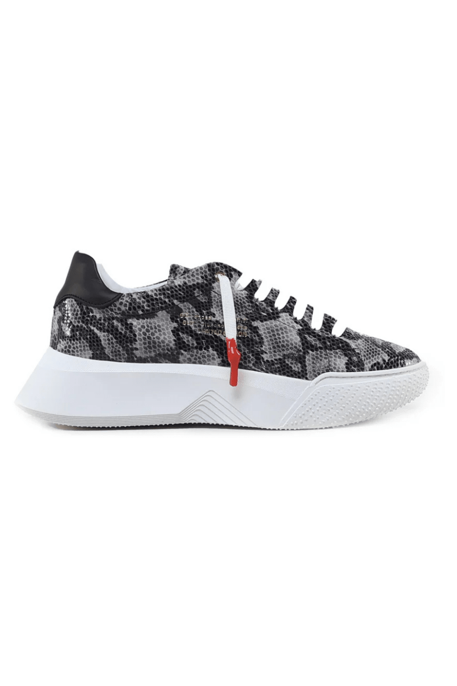 Nemesis White Grey Python LIMITED 1/100 - Giuliano Galiano | Handcrafted Luxury Sneakers Made In Italy