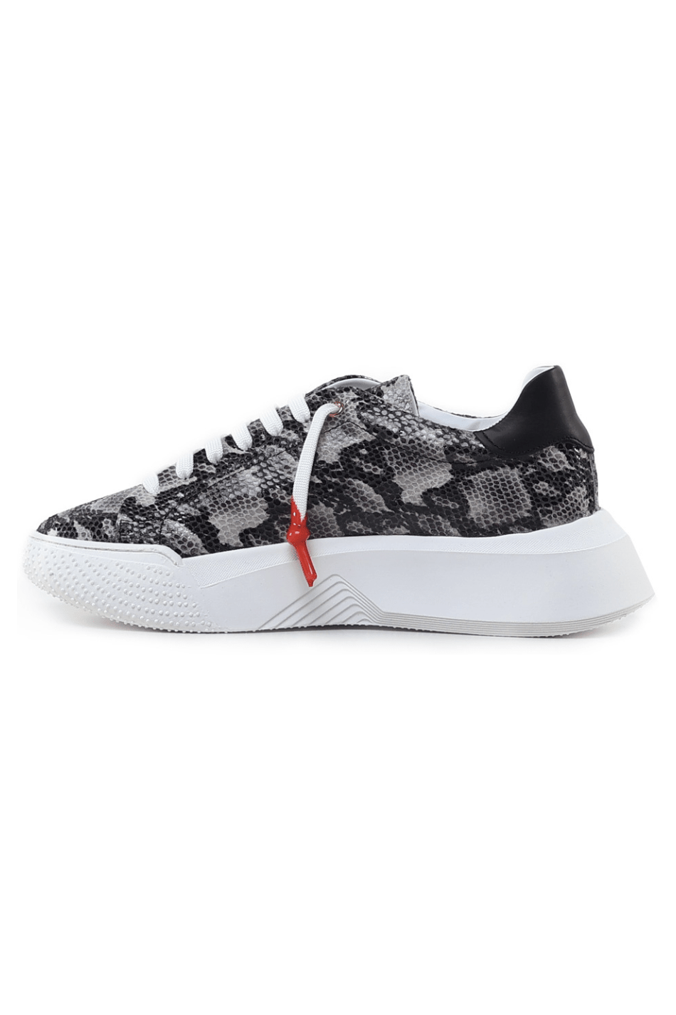 Nemesis White Grey Python LIMITED 1/100 - Giuliano Galiano | Handcrafted Luxury Sneakers Made In Italy