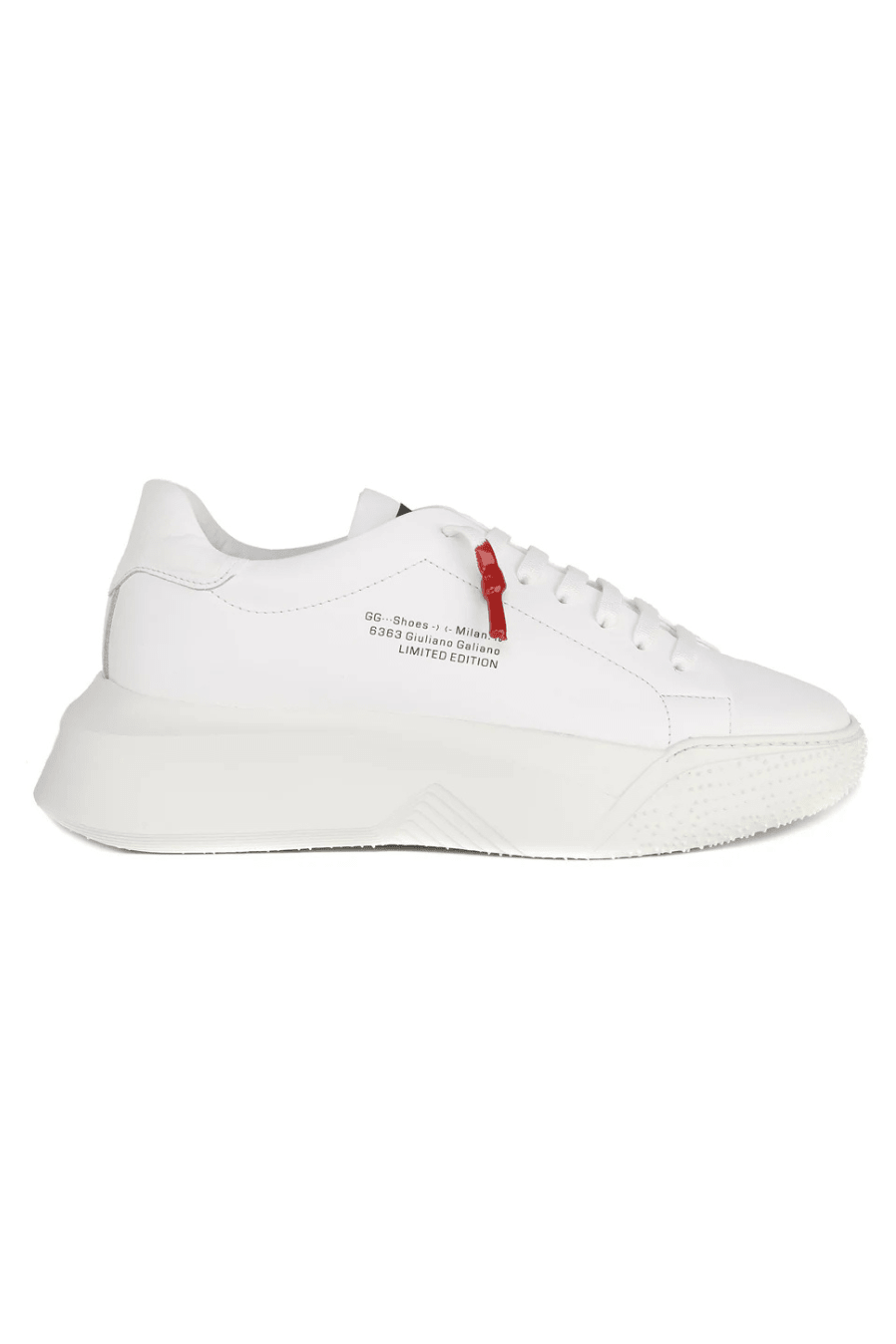 Nemesis White | White Leather Limited | Women - Giuliano Galiano | Handcrafted Luxury Sneakers Made In Italy