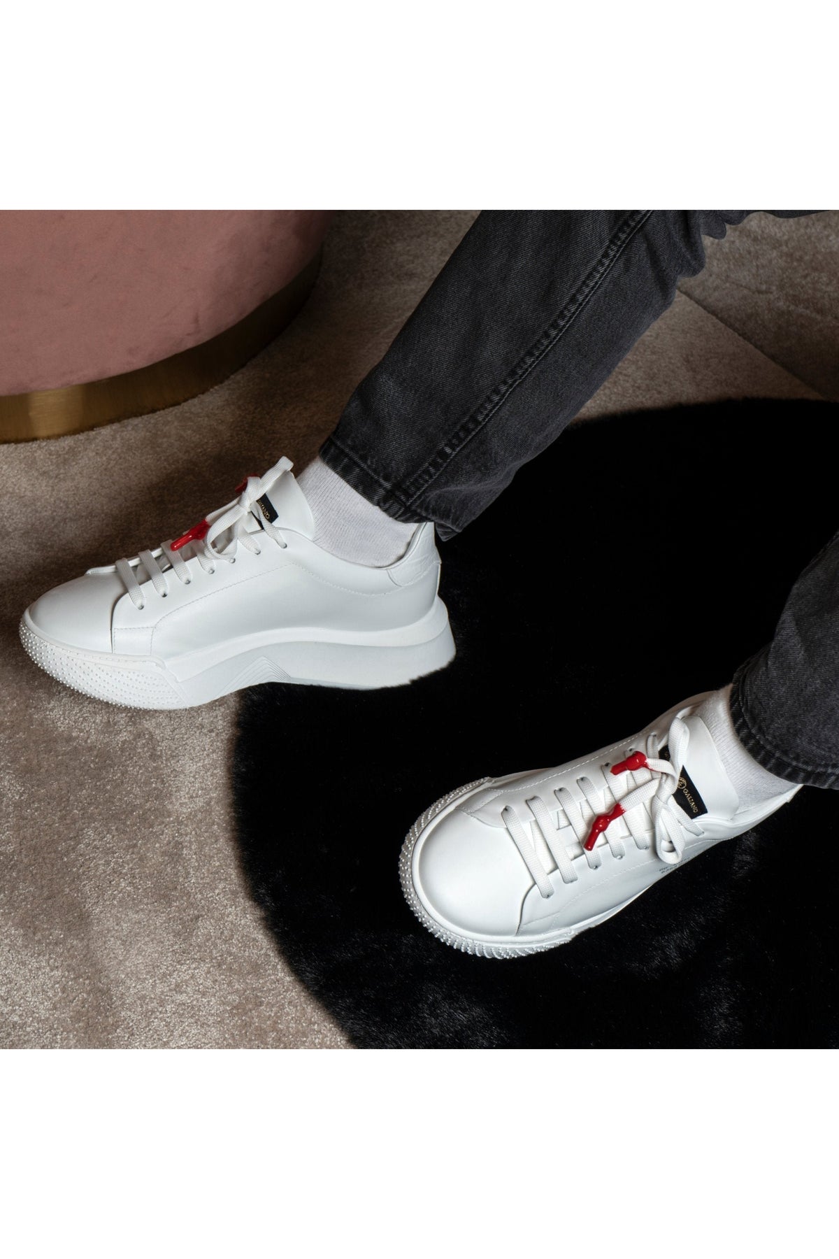 Nemesis White | White Leather Limited | Women - Giuliano Galiano | Handcrafted Luxury Sneakers Made In Italy